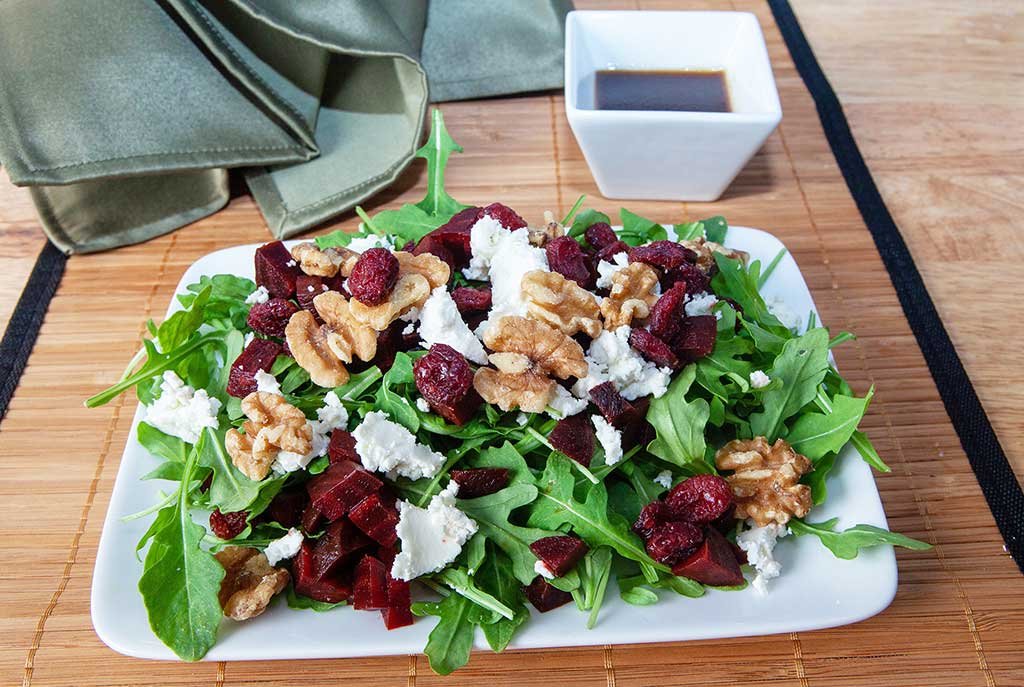 Sweet and Tangy Beet and Goat Cheese Salad